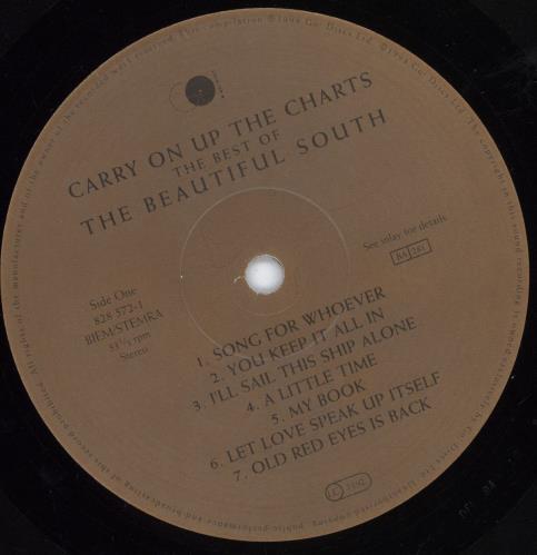 The Beautiful South Carry On Up The Charts UK vinyl LP album (LP